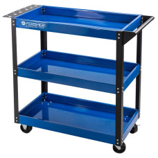 Тележка инструментальная металлическая 3-х полочная(733Х350Х780мм, max нагрузка 135кг) F-1141343B