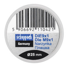 Плашка M9x1/Ф25 Sch-DIE9x1