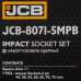 Набор головок ударных 1 7пр. (6гр.) (46,50,55,60,65,70,75мм), JCB-8071-5MPB