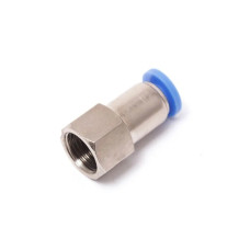 Фитинг для пластиковых трубок 12мм с внутренней резьбой 1/4  PA-SPCF12-02