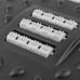 Подставка для ног с массажными роликами на колесиках(12.5х25х38см) WMC-PLM2