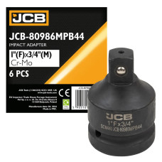 Адаптер-переходник ударный 1 (F) х 3/4 (M) (усиленный ,сталь SCM440) JCB-80986MPB44