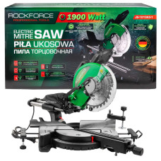 Пила циркулярная торцовочная с функцией протяжки (230V, 1900W, 4800об/мин, диск 254х30х2.4мм) RF-JS-1013A3-1