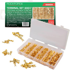 Клеммы контактные автомобильные, набор 600пр. RF-068684