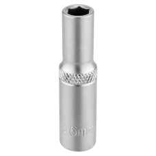 Головка глубокая 6мм (6гр.), 1/4  RF LIGHT-5255006