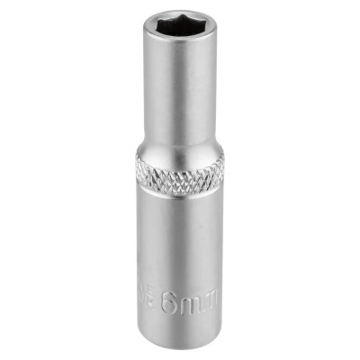 Головка глубокая 6мм (6гр.), 1/4  RF LIGHT-5255006