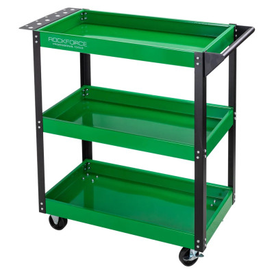 Тележка инструментальная металлическая 3-х полочная(733Х350Х780мм, max нагрузка 135кг) RF-1141343B