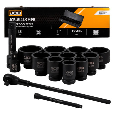 Набор инструментов ударных 15пр., 1 (12гр.) JCB-8141-9MPB