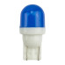 Лампочка светодиодная T10-1W Ceramic 12v синяя T10-1W Ceramic B