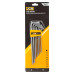 Набор ключей TORX Г-образных экстра длинных 7пр.(Т10,Т15,Т20,Т25,Т27,Т30,Т40) в пластиковом держателе JCB-5071XL