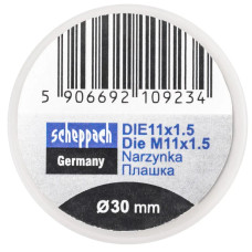 Плашка M11x1,5/Ф30 Sch-DIE11x1.5