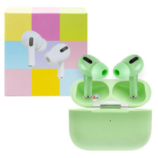 Наушники беспроводные EL-AirPods(зеленые)