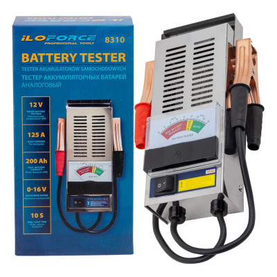 Тестер аккумуляторных батарей аналоговый 12V, 125A, 200Ah IF-8310
