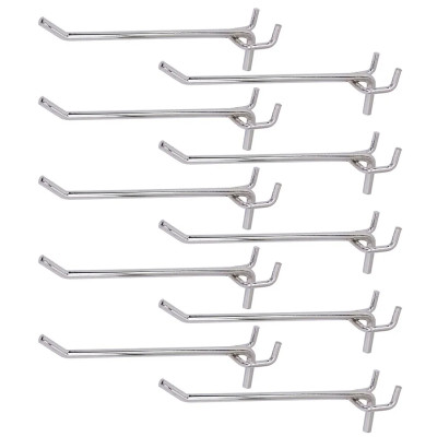 Крючки для стеллажа 5,5мм 15см (10 штук) K-15