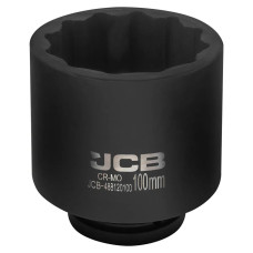 Головка ударная глубокая 100мм (12гр.), 1  JCB-488120100