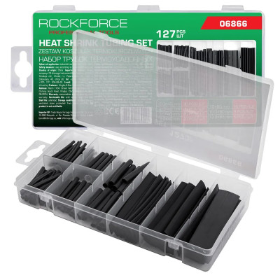 Трубки термоусадочные, набор 127пр. RF-06866