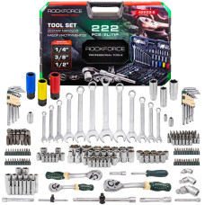 Набор инструментов 222пр. 1/4 , 3/8 , 1/2 (6гр.,12гр.) RF-42222-5 Набор инструментов 222пр. 1/4 , 3/8 , 1/2 (6гр.,12гр.) RF-42222-5