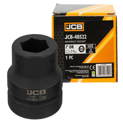 Головка ударная 22мм (6гр.), 1  JCB-48522