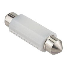 Лампочка светодиодная FT-3030-2SMD-41mm 12v белая FT-3030-2SMD-41mm W