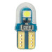 Лампочка светодиодная T10-3030-2SMD silica gel 12v белая T10-3030-2SMD silica gel W