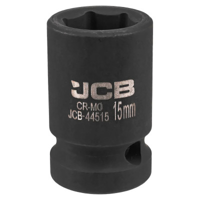 Головка ударная 15мм (6гр.), 1/2  JCB-44515