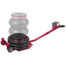 Домкрат подкатной пневматический 3,5т(6-12bar, h min 135мм, h max 450мм, 3 подушки, Ø255мм) PA-YHQD-3WT-270B