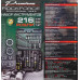 Набор инструментов 216пр. 1/4 3/8 1/2 (6гр, 12гр)(4-32мм) RF-38841 Premium