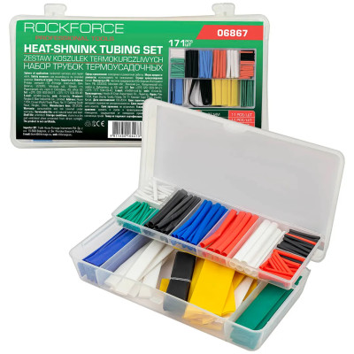 Трубки термоусадочные, набор 171пр. RF-06867