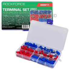 Клеммы контактные автомобильные, набор 250пр. RF-068911