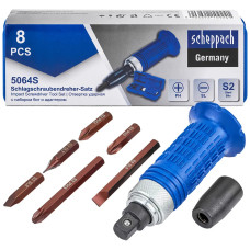 Отвертка ударная с набором бит и адаптером 8пр. Sch-5064S