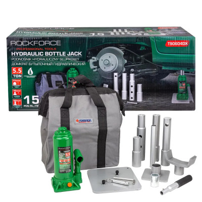 Домкрат бутылочный гидравлический 5,5т RF-T90604DX