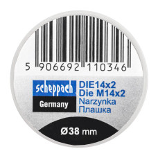 Плашка M14x2/Ф38 Sch-DIE14x2