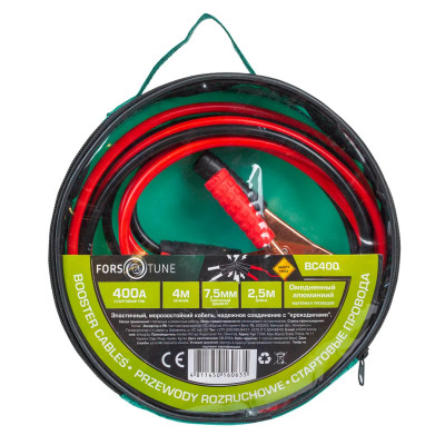 Стартовые провода 400А, 2.5м FORSandTUNE-BC400