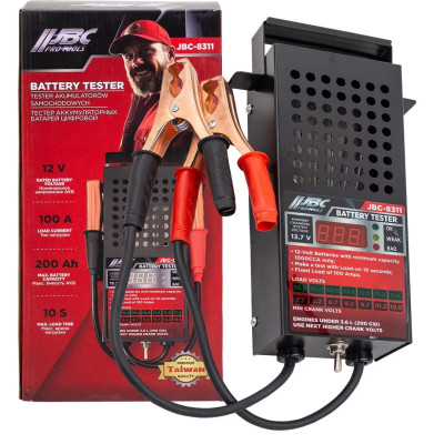 Тестер аккумуляторных батарей цифровой 12V, 100A, 200Ah JBC-8311