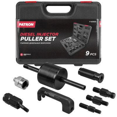 Съемник дизельных форсунок, набор 9пр. P-909G5
