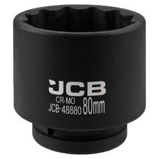 Головка ударная 1 , 80мм (12гр.) JCB-48880