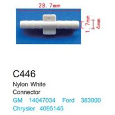 Клипса для крепления внутренней обшивки а/м Крайслер пластиковая  C0446(Chrysler)