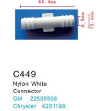 Клипса для крепления внутренней обшивки а/м Крайслер пластиковая  C0449(Chrysler)