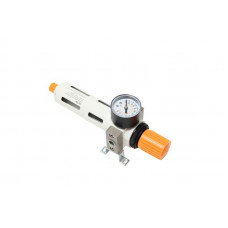Фильтр-регулятор с индикатором давления для пневмосистемы  Profi 1/4 (пропускная способность:1300 л/мин,16bar, температура воздуха: 0° до 60°,5мк)