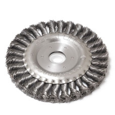 Кордщетка дисковая стальная витая для УШМ 150мм, в блистере RF-BWF106