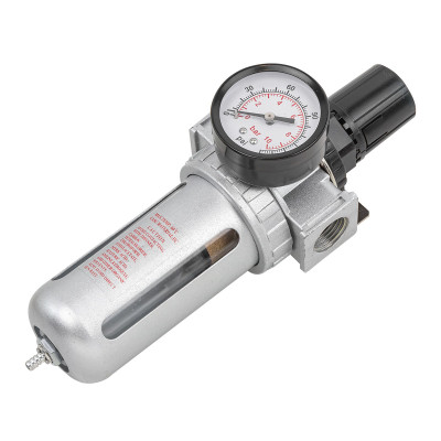 Фильтр-регулятор с индикатором давления для пневмосистем 1/4   RF-AFR802