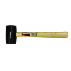 Киянка резиновая с деревянной ручкой (340г, Ø45мм)