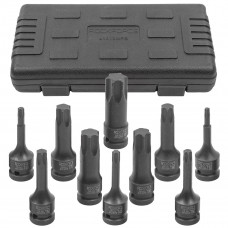 Набор головок-бит TORX ударных 10пр.,1/2  , в кейсе RF-41013MPB