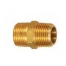 Штуцер латунный с наружными резьбами 1/2  X 1/4   F-CS-C-011-2