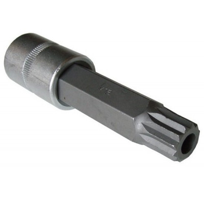 Головка-бита SPLINE 12-лучевая M16 с отверстием 1/2   RF-34810016T