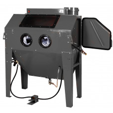 Пескоструйная камера с электродвигателем для очистки воздуха (420л, 220В, 340л/мин, 3.4-8.5атм) пневмо