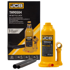 Домкрат бутылочный 5т с клапаном JCB-TH90504