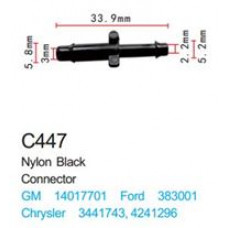 Клипса для крепления внутренней обшивки а/м Форд пластиковая  C0447(Ford)