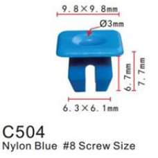 Клипса для крепления внутренней обшивки а/м Форд пластиковая  C0504(Ford)