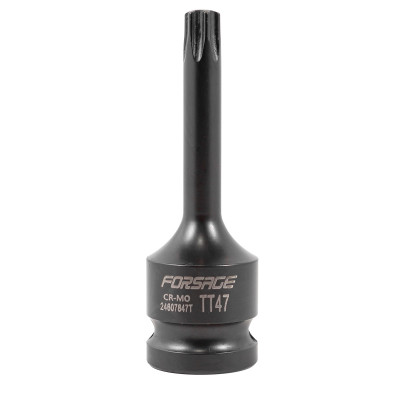 Головка-бита TORX ударная TH47 с отверстием, 1/2   F-24607847T